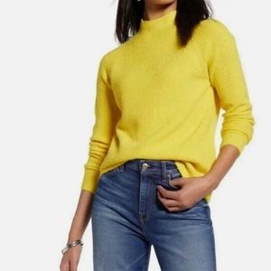 Halogen Nordstrom Mockneck Sweater Top Yellow 2X NWT
